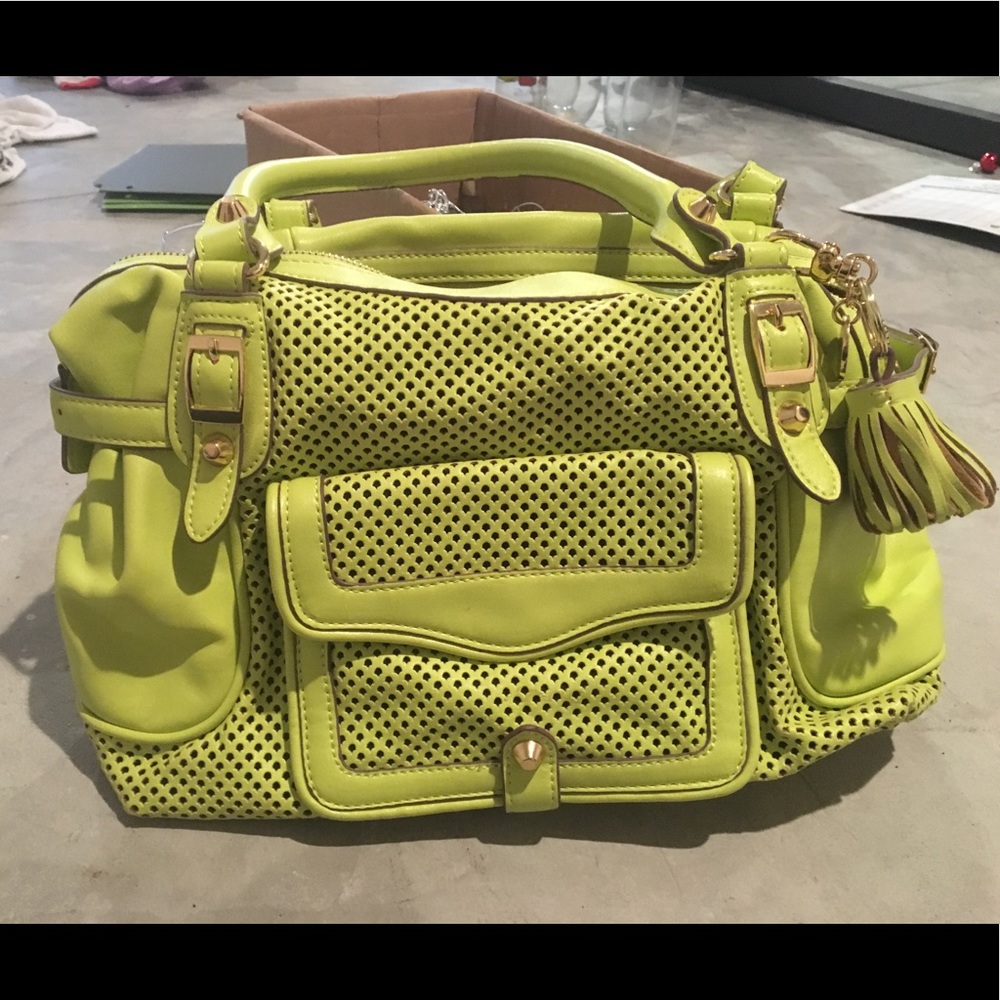 Jessica Simpson Lime Green Handbag